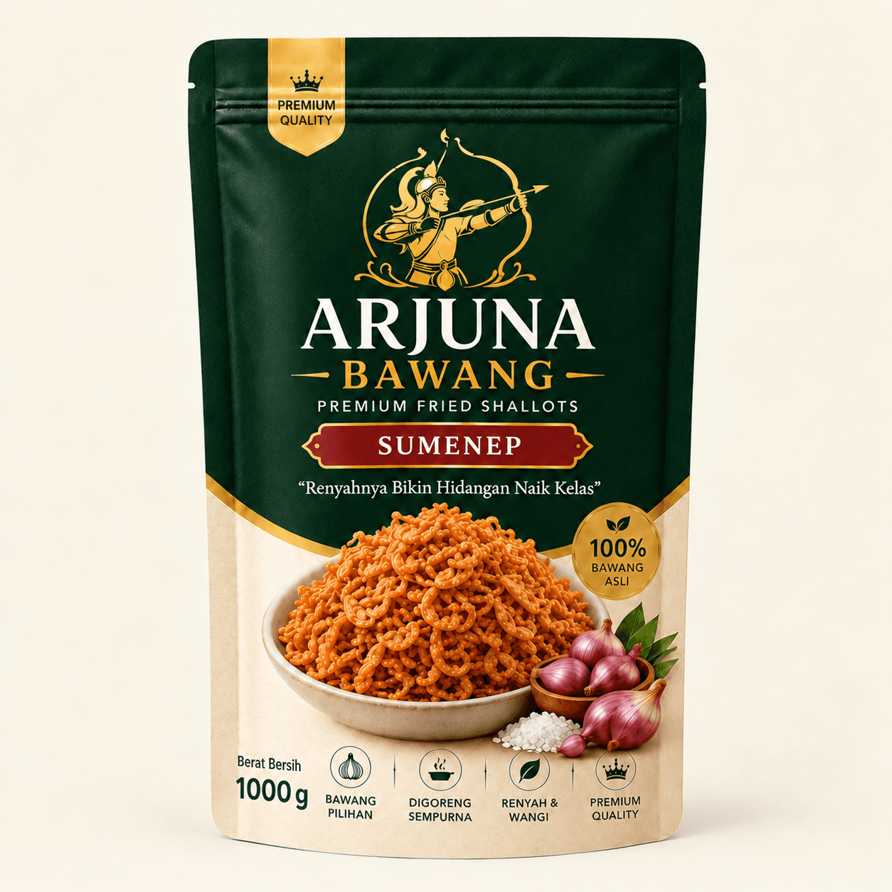 Kemasan Bawang Goreng Sumenep 1000 g