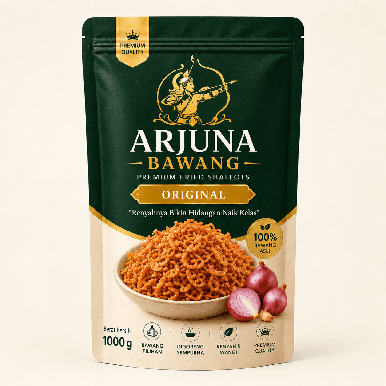 Kemasan Bawang Goreng Original 1000 g