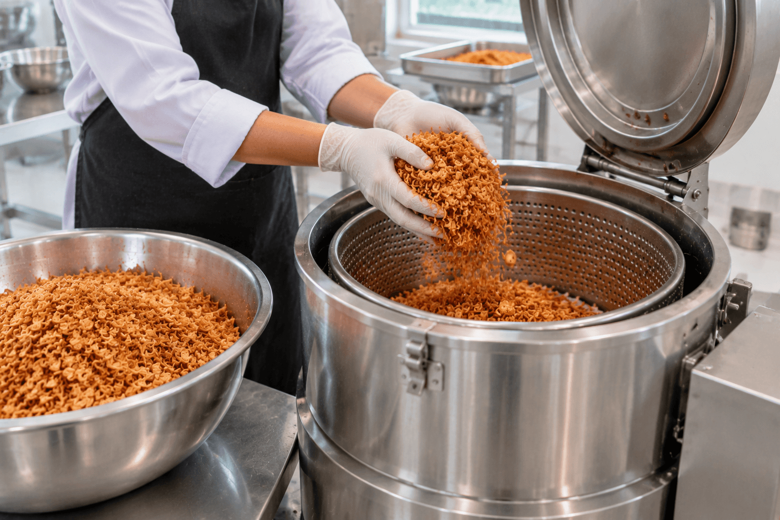 Tahap produksi: Tiris minyak